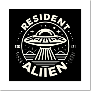 Resident Alien UFO Posters and Art